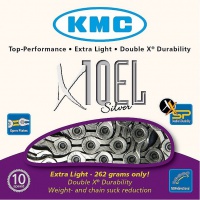 řetěz KMC X-10 EL silver 114 článků