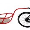 ATO-M Žeryk - vozík za kolo s taškou na zvířata a přípojkou na sedlovku