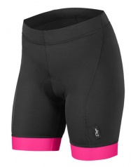 Etape - dámské kalhoty NATTY s vložkou, černá/růžová