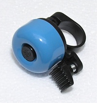 zvonek cink průměr 35mm světle modrý