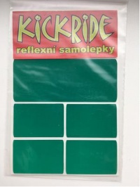 samolepka KICKRIDE reflexní zelená