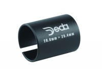redukce představce DEDA 28,6 - 25,4 mm černá