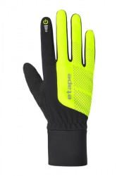 Etape - rukavice Skin WS+ černá/žlutá fluo