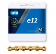 řetěz KMC E-12 gold 130 článků box