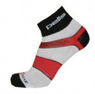 Ponožky PELLS Race Clima, White/Black -