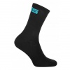 Ponožky PELLS Logos Black/Cyan - 35-38