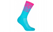 Ponožky PELLS Razzer Cyan/Pink -