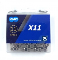 řetěz KMC X-11 silver/black 114 článků