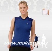 MOIRA Duplex dámské triko bez rukávu modré